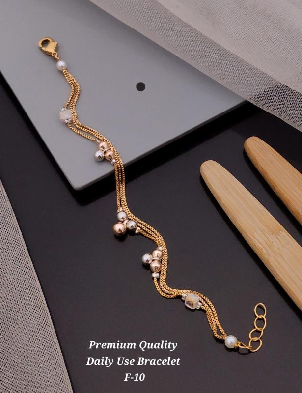 Premium quality daily use bracelet F 10 Imitation jewellery wholesale in Kolkata